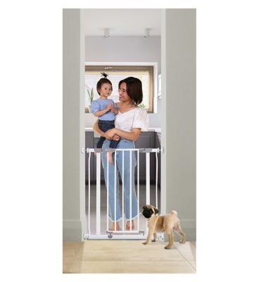 DreamBaby Ava Slimline Gate - Fits Openings 61cm to 68cm - White