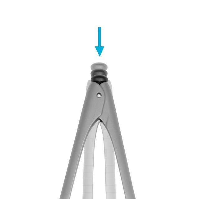 Dreamfarm Clongs Grey Click-lock Serving Tongs