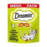 Dreamies Cat Treat Biscuits Adult &amp;amp; Kitten with Tuna Mega Pack