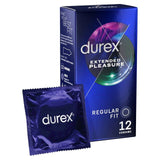 Durex Extended Pleasure Condoms Regular Fit   12 per pack