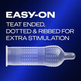 Durex Mutual Climax Condoms Silicone Lube Regular Fit 12s