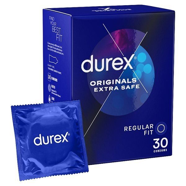 Durex Originals Extra Safe Condoms Regular Fit 30s