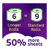 Cushelle Quilted Tubeless Toilet Roll 50% More Sheets   6 per pack - McGrocer