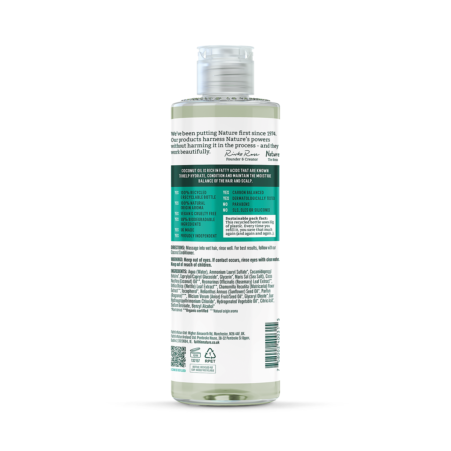 Faith in Nature Jojoba Shampoo 400ml - 999066