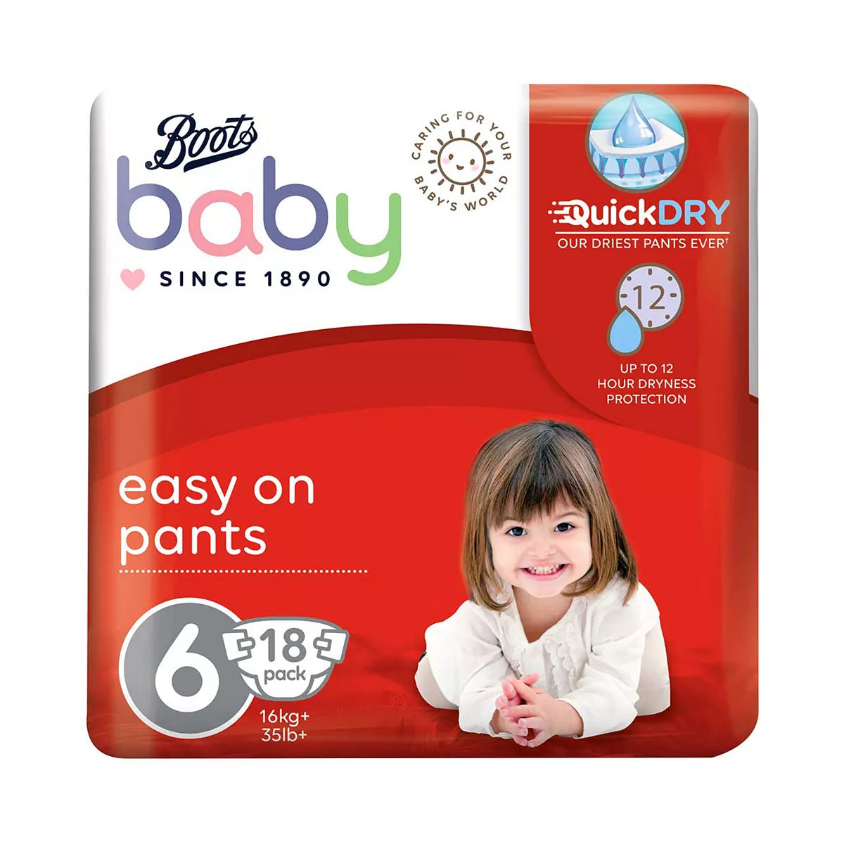 Boots Baby Easy On Pants Extra Large Size 6 18s - McGrocer