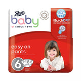 Boots Baby Easy On Pants Extra Large Size 6 18s - McGrocer