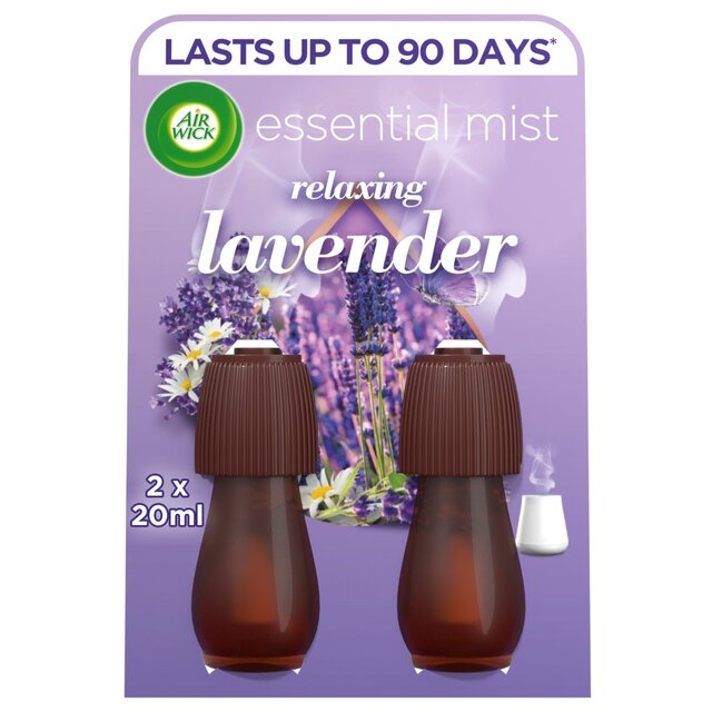 Airwick Essential Mist Diffuser Refill Lavender - Twin   2 x 20ml - McGrocer