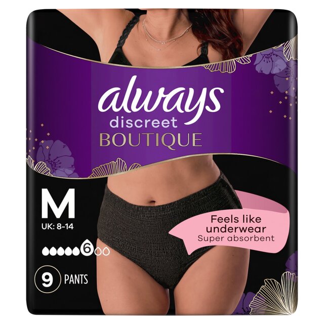 Always Discreet Incontinence Pants Boutique Underwear Incontinence Pants   9 per pack - McGrocer