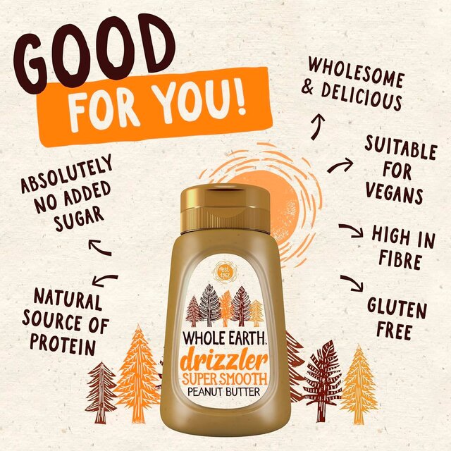 Whole Earth Drizzler Peanut Butter    320g - McGrocer