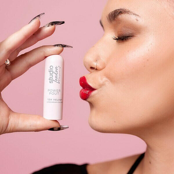 Studio London 12h Velvet Lipstick Feelin' Fierce GOODS Superdrug   