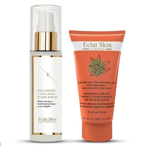 Eclat Skin London HA &amp;amp; Collagen Serum + HA Shea Butter cream