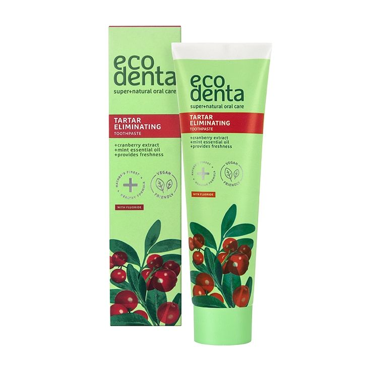 Ecodenta Tartar Eliminating Toothpaste with Cranberry Extract 100ml