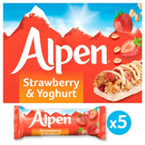 Alpen Cereal Bars Strawberry & Yoghurt   5 x 29g - McGrocer