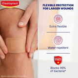 Elastoplast Fabric Plasters Knee &amp;amp; Elbow    10 per pack