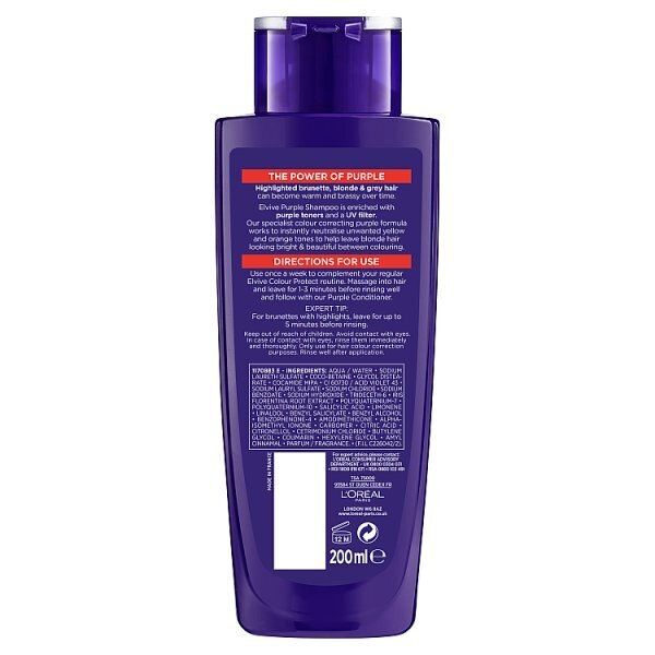 Elvive Colour Protect Purple Shampoo 200ml