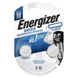 Energizer 2032 Ultimate Lithium Coin Battery   2 per pack