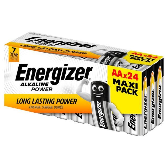 Energizer Alkaline Power AA Batteries   24 per pack