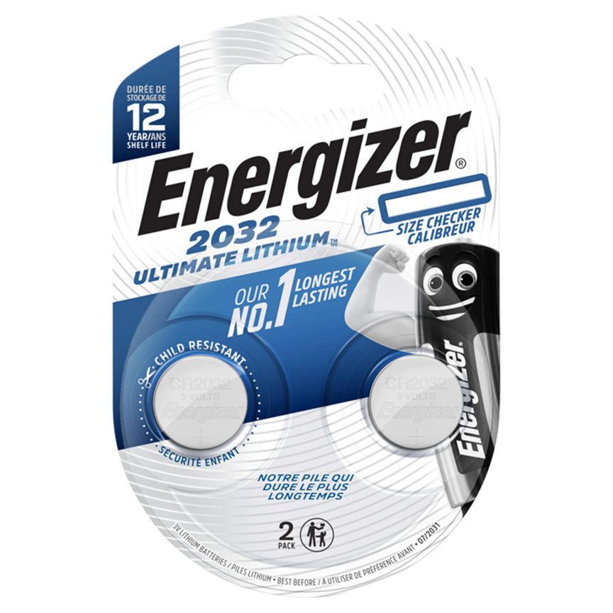 Energizer CR2032 Ultimate Lithium Batteries