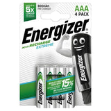 Energizer Extreme AAA Rechargeable Batteries   4 per pack