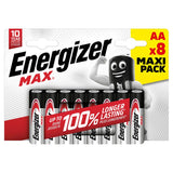 Energizer Max AA 8 Pack 1.5V Alkaline Batteries
