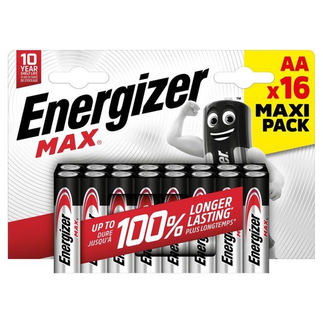 Energizer Max AA Batteries Alkaline   16 per pack