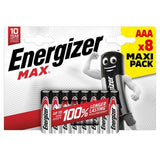 Energizer Max Alkaline AAA   8 per pack