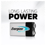 Energizer Max Plus 9V Batteries Alkaline