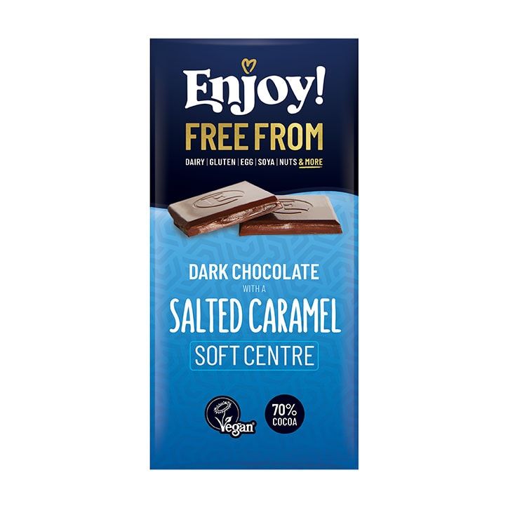 Enjoy! Dark Chocolate with a Salted Caramel Soft Centre 70g