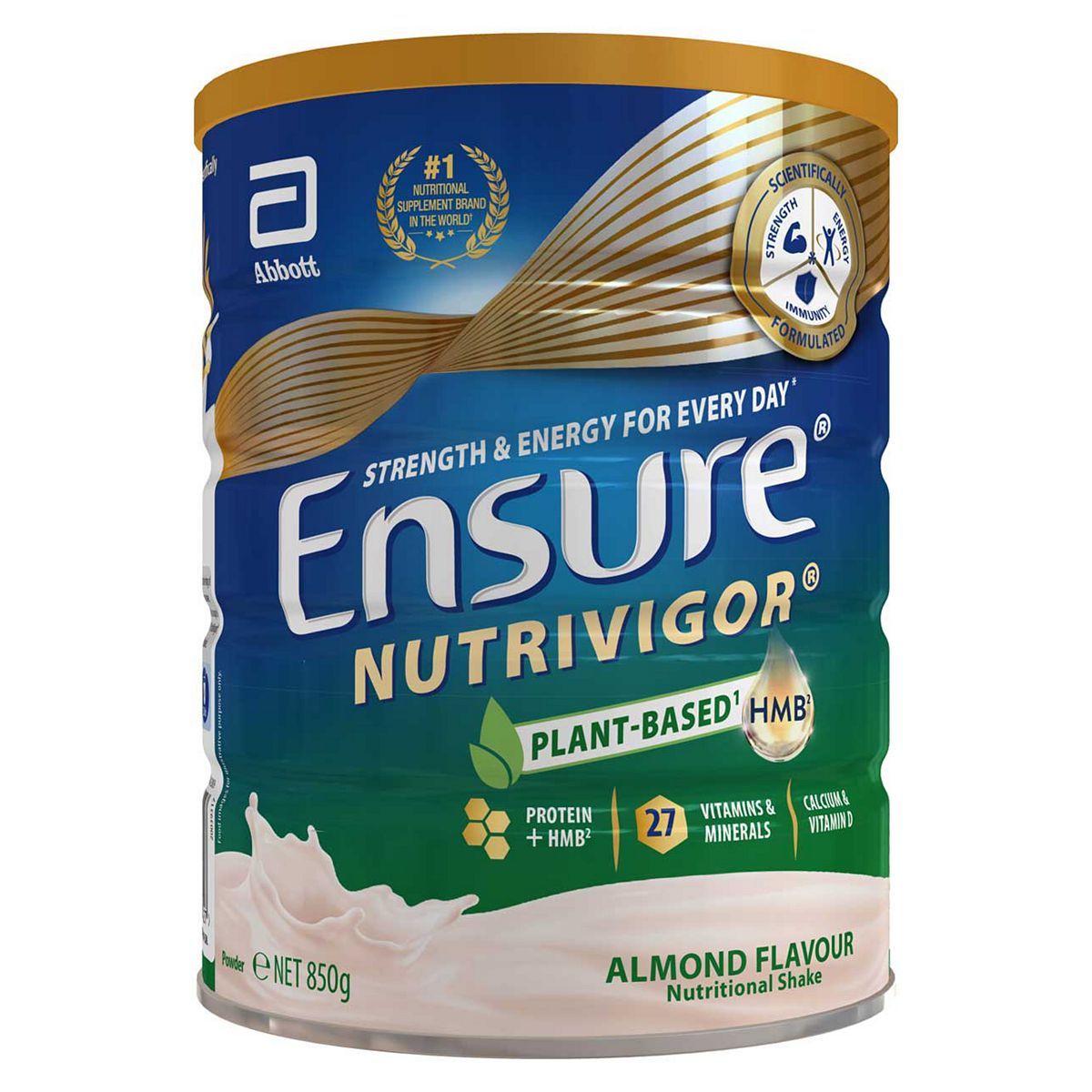 Ensure Nutrivigor Plant Protein Almond 850g