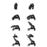 Ergobaby Metro+ Compact City Stroller with Carry Bag - Slate Grey