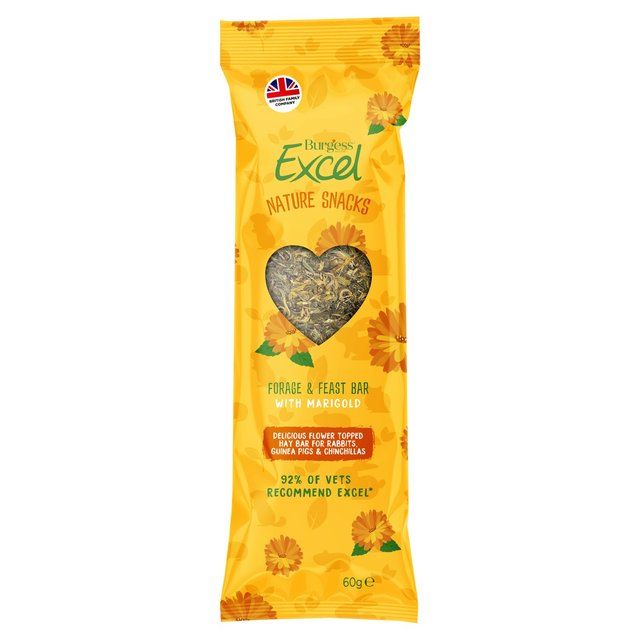 Excel Forage &amp;amp; Feast Bar Marigold   60g