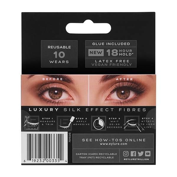 Eylure Luxe Silk Accent False Lash Trillion