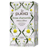 Pukka Organic Three Chamomile Tea 20 Home Compostable Herbal Tea Bags   20 per pack - McGrocer