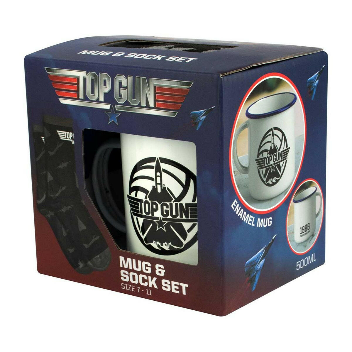 Top Gun Enamel Mug & Sock Set GOODS Boots   