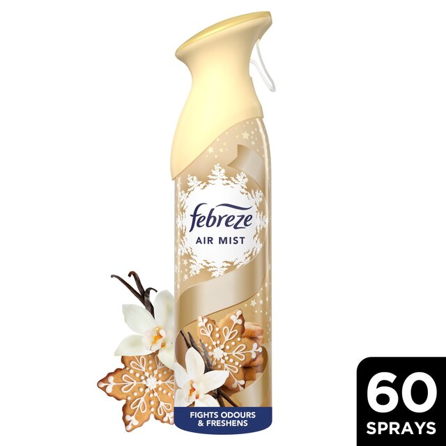Febreze Aerosol Vanilla Cookie Air Freshener   185ml - McGrocer