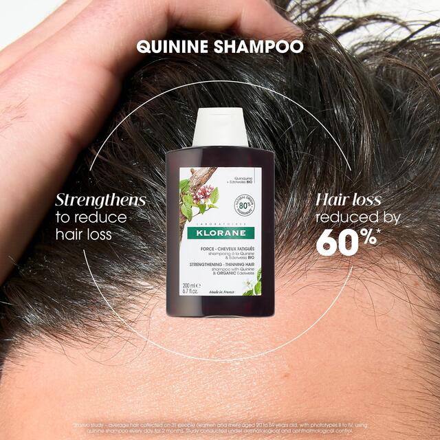 Klorane Shampoo with Quinine and Organic Edelweiss for Thinning Hair   200ml - McGrocer