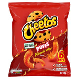 Cheetos Puffs Flamin' Hot Multipack Snacks   6 per pack - McGrocer