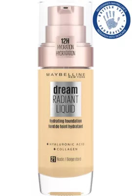 Maybelline Dream Radiant Liquid Hydrating Foundation with Hyaluronic Acid and Collagen - McGrocer