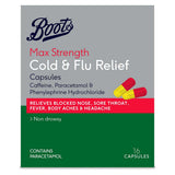 Boots Max Strength Cold & Flu Relief Capsules - 16 Capsules - McGrocer