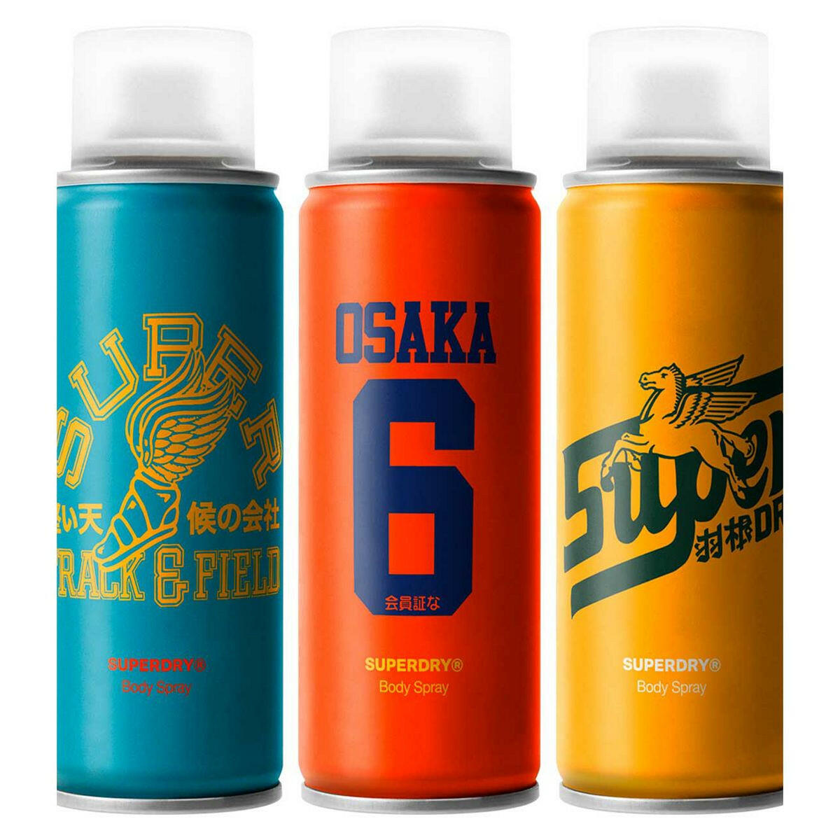 Superdry Retro Vintage Pack - Body Spray Trio GOODS Boots   