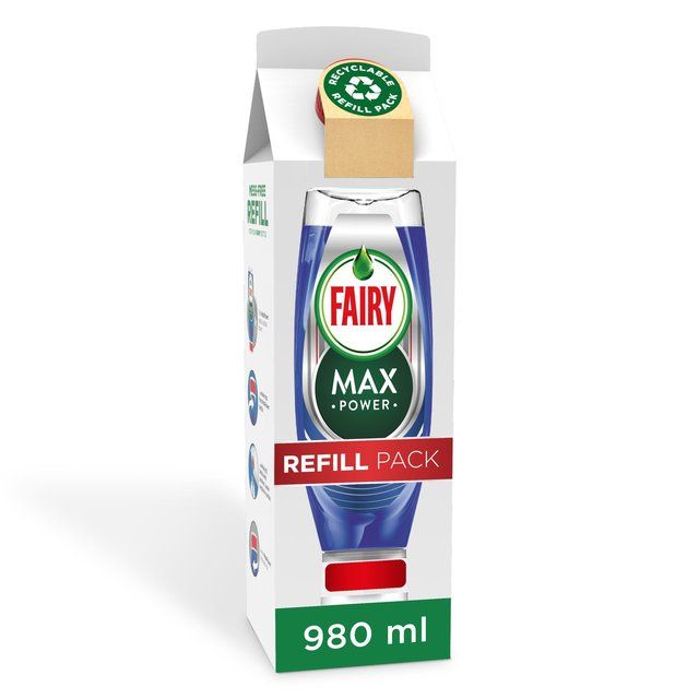 Fairy Max Power Antibac Eucalyptus Washing Up Liquid   980ml