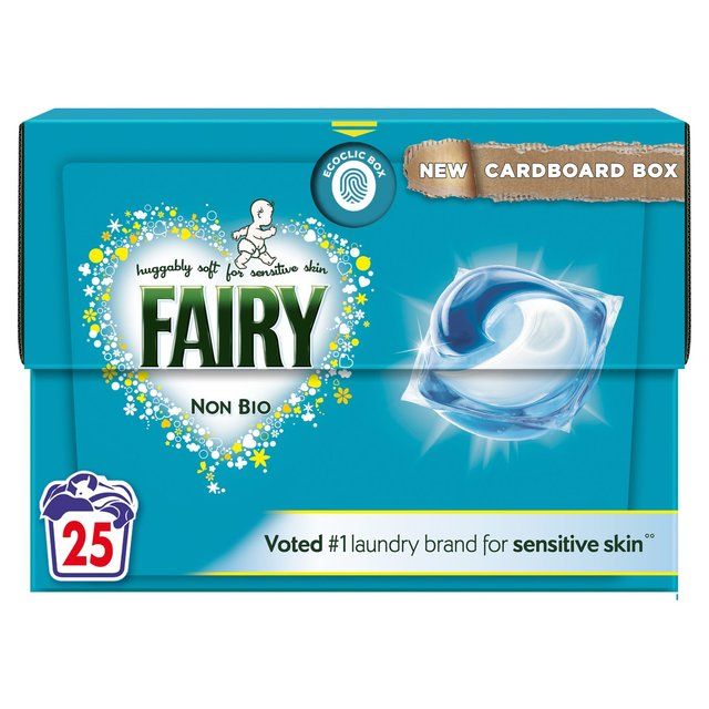 Fairy Non Bio Pods Washing Capsules For Sensitive Skin 25 Washes Default Title