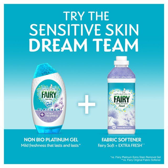 Fairy Non Bio Silk Tree Blossom Washing Liquid Gel 38 Washes   1254ml