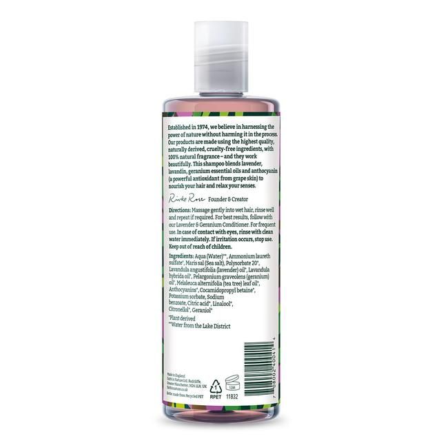Faith in Nature Lavender &amp;amp; Geranium Shampoo   400ml