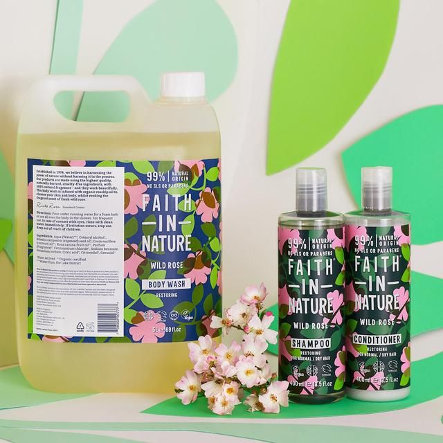 Faith in Nature Wild Rose Shampoo   400ml