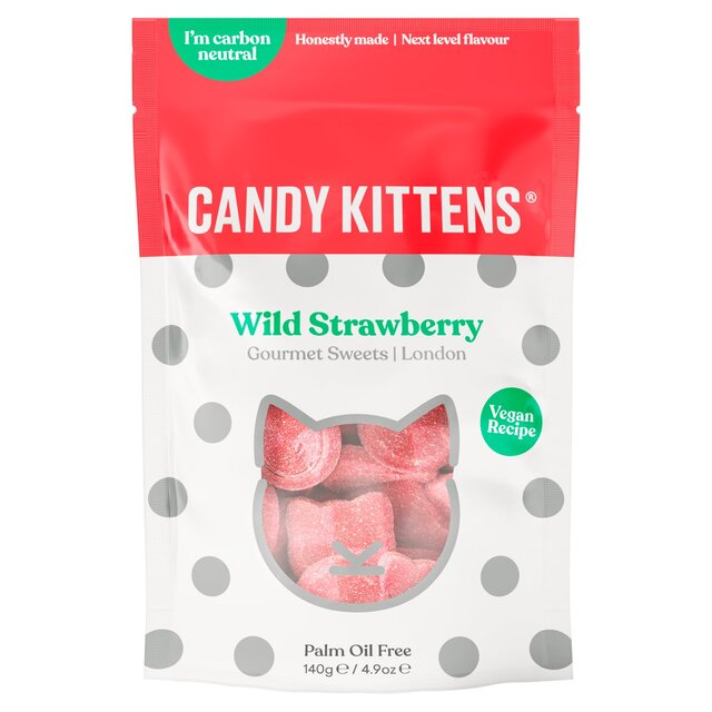 Candy Kittens Wild Strawberry   140g - McGrocer