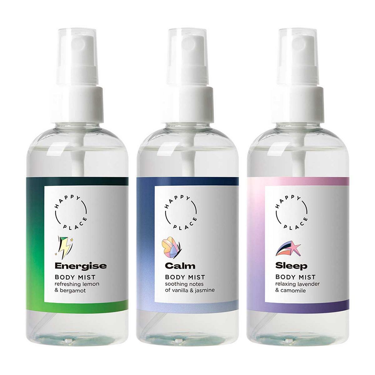 Fearne Cotton Happy Place Mind Body &amp;amp; Soul Body Mist Collection