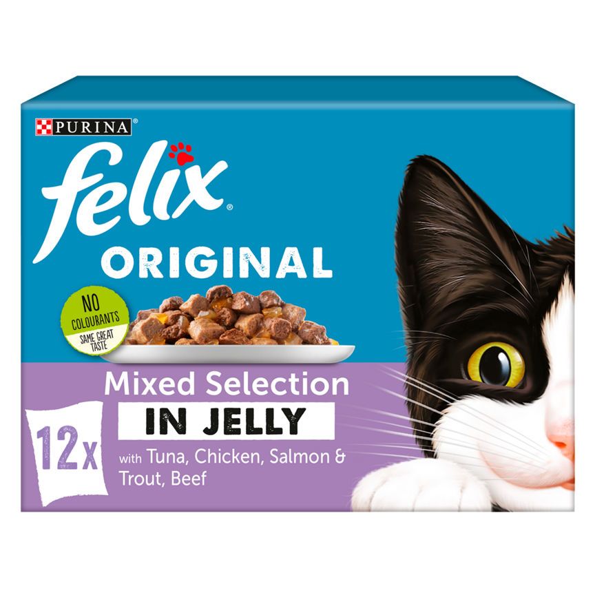 Felix Cat Food Mixed Selection In Jelly