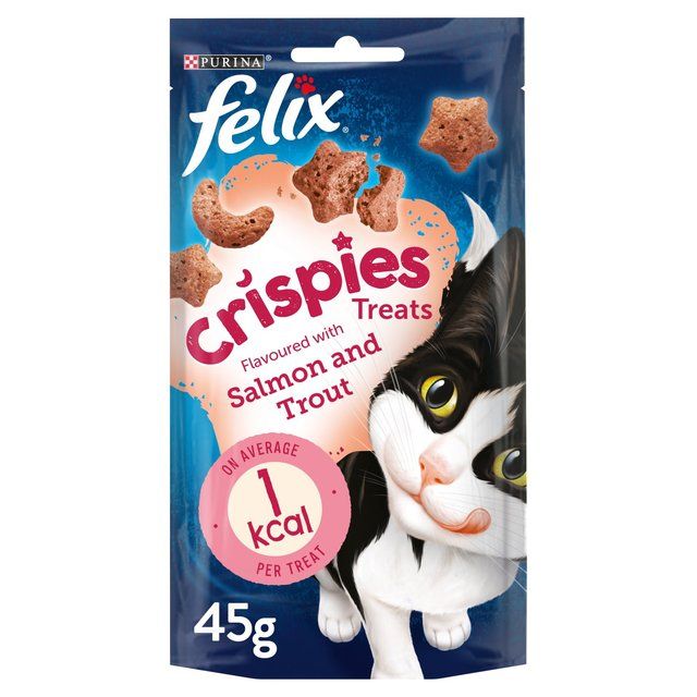 Felix Crispies Salmon &amp;amp; Trout Cat Treats    45g