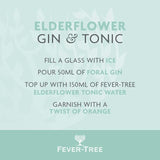 Fever-Tree Light Elderflower Tonic Cans   8 x 150ml